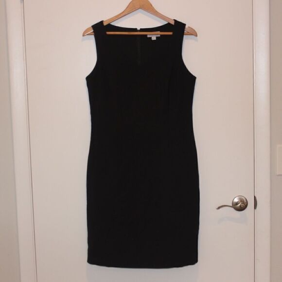 Tahari Arthur S. Levine Black Sleeveless Mini Dress Women Size 10 - Picture 2 of 10